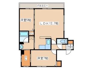 メ－プル北円山の物件間取画像